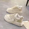 Tênis Dad Shoes Populares para Mulheres, Novo Estilo Coreano de Primavera Tendência Versátil Esportivo Casual com Solas Grossas e Aumento de Altura para Estudantes