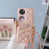 Para Huawei P50 POCKET Xiaoxiang Anillo Romboidal Cuerda Cruzada Anti-pocket2 Carcasa Protectora Plegable