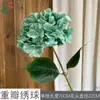 Hortênsia de Pétalas Duplas Anna Hortênsia Arco de Casamento Fileira de Flores Decoração de Chão Floricultura Adereços de Exposição Flores Artificiais