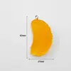 Colgantes Realistas de Frutas y Verduras Más Vendidos Transfronterizos Accesorios de Resina Aretes Hechos a Mano DIY Collares Llaveros Adornos