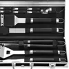Supermercado Lightning Warehouse Set de Herramientas para Barbacoa para Picnic de Team Building Pinzas Brocha de Aceite Cuchillo Pequeño Set de 7 Piezas para Barbacoa