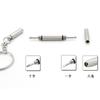 Mini Destornillador Tres-En-Uno Destornillador de Triple Propósito Accesorios para Lentes Herramienta de Reparación Destornillador Portátil Multifunción
