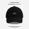 [Mismo Estilo que Xu Yiyang] Gorra de Béisbol Suave Bordada Estilo Coreano Simple para Mujer, Ala Ancha, Adelgazante del Rostro, Gorra tipo Pico para Sombrilla