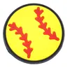 Bola esportiva pequena patch de cola macia plana material de decoração de desenho animado acessórios para joias DIY atacado