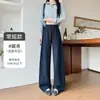 Pantalones deportivos de alta calidad con bloques de color para mujer, nueva colección primavera/otoño, cintura alta adelgazante, corte holgado, pantalones de chándal de pierna recta, pantalones casuales de pierna ancha estilo americano