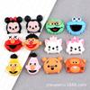 Barrio Sésamo Minnie crema funda de teléfono accesorios pasador tocado diadema material DIY dibujos animados resina accesorios al por mayor
