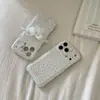 Funda floral suave estilo coreano adecuada para iPhone 18 Pro Max, Apple 17, 15 modelo nuevo, 16p encaje