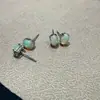 Joyas Transfronterizas Ebay Amazon Aliexpress Pendientes Nuevos Pendientes de Plata 925 Incrustados con Ópalo