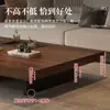 Mesa de centro quadrada retrô, de alta qualidade, luxo leve, sala de estar de designer, mesa retangular, simples, de alta qualidade, moderna, adequada para apartamentos pequenos