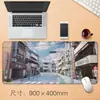 Venda Direta de Fábrica Mouse Pad Grande para Escritório Mouse Pad de Mesa com Vista Urbana de Anime Antiderrapante Impermeável Borda com Travamento de Precisão Mouse Pad