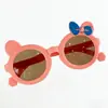 Nuevas Gafas de Sol Infantiles de Conejo con Lazo, Estilosas para Exteriores, Protección UV, Gafas de Sol de Dibujos Animados para Niños y Niñas