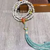 Pulsera Original de Nuevo Diseño Estrella y Luna Bodhi Multi-Círculo para Hombres y Mujeres, Joyería Simple de Estilo Étnico Ágata Dorado Arena Pulsera de Tres Piezas Siete