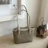 Bolsa tote minimalista de grande capacidade, nicho de moda estilo coreano, novo modelo 2026, bolsa de ombro e transversal de alta qualidade