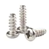 Tornillos Autorroscantes de Acero al Carbono Templado Niquelado, Cabeza de Panal Phillips Pb, con Cola Plana, Tornillos Pequeños de Cabeza de Panal M1M1.2M2M3M4 con Cola Cortada