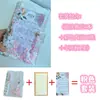 Transfronterizo en stock transparente PVC removible diario fantasía arena movediza A6 libro de mano lentejuelas hojas sueltas