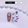 Acessórios para Unhas Coloridos com Fundo Quente Diamante para Nail Art Joias de Diamante Flats com Fundo Plano Formatos Especiais Acessórios para Roupas DIY Lavável