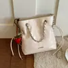 Bolsa de corrente de alta qualidade com padrão de diamante transfronteiriça para mulheres, nova moda 2026, bolsa saco versátil, bolsa de ombro e transversal