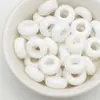Contas de Roda Acrílicas Contas com Furo Grande Cor Macaron Contas de Ábaco Pulseira DIY Corda de Cabeça Acessórios de Joias Trançados