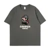 Camiseta de Verano para Hombre 230g Algodón Holgado Estampada de Manga Corta Venta al por Mayor Tops Casuales de Media Manga para Hombre