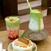 Taza de Fresa Famosa en Internet, Taza de Helado, Vaso de Vidrio Transparente, Taza para Batidos, Taza para Té de Leche, Taza para Bebidas de Café, Taza para Té de Frutas