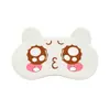 Bolsa de hielo linda de dibujos animados estilo coreano para uso dual frío y caliente, antifaz para dormir, antifaz de hielo con dobladillo