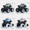 Brinquedos Infantis Veículo Off-Road de Quatro Rodas com Tração Inercial Carro de Acrobacias Dupla Face Drift Veículo Off-Road Carro de Puxar Venda por Atacado Transfronteiriça Empurrar