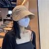 Sombrero de Sol Estilo Similar de Zhao Lusi para Mujer en Verano, Circunferencia de Cabeza Grande de Moda, Sombrero de Ala Ancha, Sombrero de Pescador Fino Transpirable