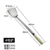 Espátula de Acero Inoxidable Espesa 304 201 Espátula Cuchara para Cocina Casera Chef de Restaurante Cuchara Grande para Saltear Espátula de Hierro para Freír