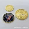 Producción de Monedas Conmemorativas, Insignia de Moneda de Oro Metálica Personalizada, Regalo de Moneda de Aniversario, Grabado, Reunión de Clase, Logotipo Personalizado