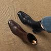 Botines Elásticos Trenzados para Mujer 2025 Otoño e Invierno Estilo Nuevo Cómodos y Fáciles de Poner Piel de Vaca Suave Botas Ajustadas de Tacón Alto Modernos
