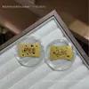 Adesivo de Telefone Ouro Puro 999 2mg Shuibei Adesivo Popular Dourado para Traseira de Telefone Loja de Ouro Transmissão ao Vivo Pequenos Presentes Físicos Varejo