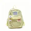 Mochila transparente estilo japonés ins de dibujos animados linda nueva, bolsa escolar de gran capacidad, mochila simple para estudiante de secundaria