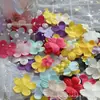 2.2- 3.5cm Hecho a Mano con Relieve Forma de Hoja de Flor de Ciruelo Flor Estéreo Joyería para Muñeca Barbie Accesorios de Boda
