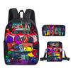 Among Us Hombre Lobo Espacial Mochila de Tres Piezas Periféricos de Juego Mochila para Estudiantes de Primaria y Secundaria Estuche para Lápices Bolso de Hombro Venta al por Mayor