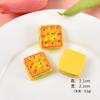 Sanduíche biscoito comida casa de brincar acessórios de resina diy cola creme celular shell geladeira adesivo copo decoração material