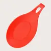 Tapete de Colher Transfronteiriço TPE Tapete para Colher de Sopa Tapete de Cozinha Isolamento Térmico Criativo Tapete para Prato de Degustação Fácil Limpeza Tapete para Colher Utensílios de Cozinha