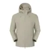Jaqueta Softshell Macia ao Ar Livre de Cor Sólida para Primavera e Outono Feminina com Logo Estampado Masculina Casal Impermeável à Prova de Vento à Prova d'Água Softshell