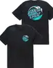 Transfronteiriço 180g Marca da Moda Estampa Estampada Manga Curta Moda Streetwear Casual Esportivo Solto Oversized