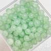 8mm imitação contas de vidro jade diy feito à mão jóias furo reto contas acessórios de jóias vento moderno contas soltas fábrica atacado
