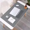 Alfombrilla Gruesa Impermeable y a Prueba de Aceite de Doble Cara para Escritorio de Laptop Transfronteriza con Alfombrilla de Ratón de Cuero de Alta Gama