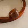 Anillo Redondo Graduado de Resina Vintage Transfronterizo Europeo y Americano, Anillo para Dedo Índice de Gama Alta Nicho, Joyería Vintage de Moda para el Viaje Diario