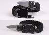 Supervivencia al aire libre transformador autodefensa paraguas cuerda pulsera de supervivencia tejida hebilla de cuchillo pulsera de cuchillo portátil pulsera