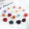 Rosas Retrô DIY Materiais Artesanais Flores Artificiais Flores de Seda Roupas Acessórios de Cabelo Decoração Adereços para Fotografia de Casamento