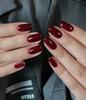 Uñas de Manicura Usables para la Cabeza Europeas y Americanas, Colección Multicolor de Uñas Postizas, Parches de Uñas Acabados de Color Puro con Cabeza Cuadrada