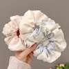 Diadema de Punto de Lana Rayada Estilo Coreano Simple Otoño Invierno Alta Gama Elegante Versátil Scrunchie Cuerda para el Cabello Accesorio para el Cabello
