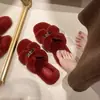 Moda Otoño/Invierno 2026 Hebilla de Cinturón Elegante y Sencilla Pantuflas Peludas de Moda para Mujer, Zapatos de Algodón Casuales con Suela Gruesa y Punta Abierta para Uso en Exteriores