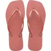 Chinelos Havaianas Slim Square 37/8 Canyon Clay (Feminino)