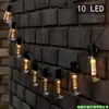 Lámpara Solar Papaya LED de Fábrica Control Remoto Retro Nostálgico Edison Exterior Impermeable Alta Luminosidad Luz de Ambiente para Acampar