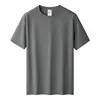 [Camiseta Refrescante de Acetato Modal de Peso Pesado] Camiseta de Manga Corta de 280g para Hombre, Nuevo Estilo de Verano, Color Sólido, Capa Base Transpirable