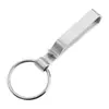 Gancho de cintura em aço inoxidável/latão com argola de chaveiro, chaveiro de cinto personalizado, gancho de cintura para homens de negócios